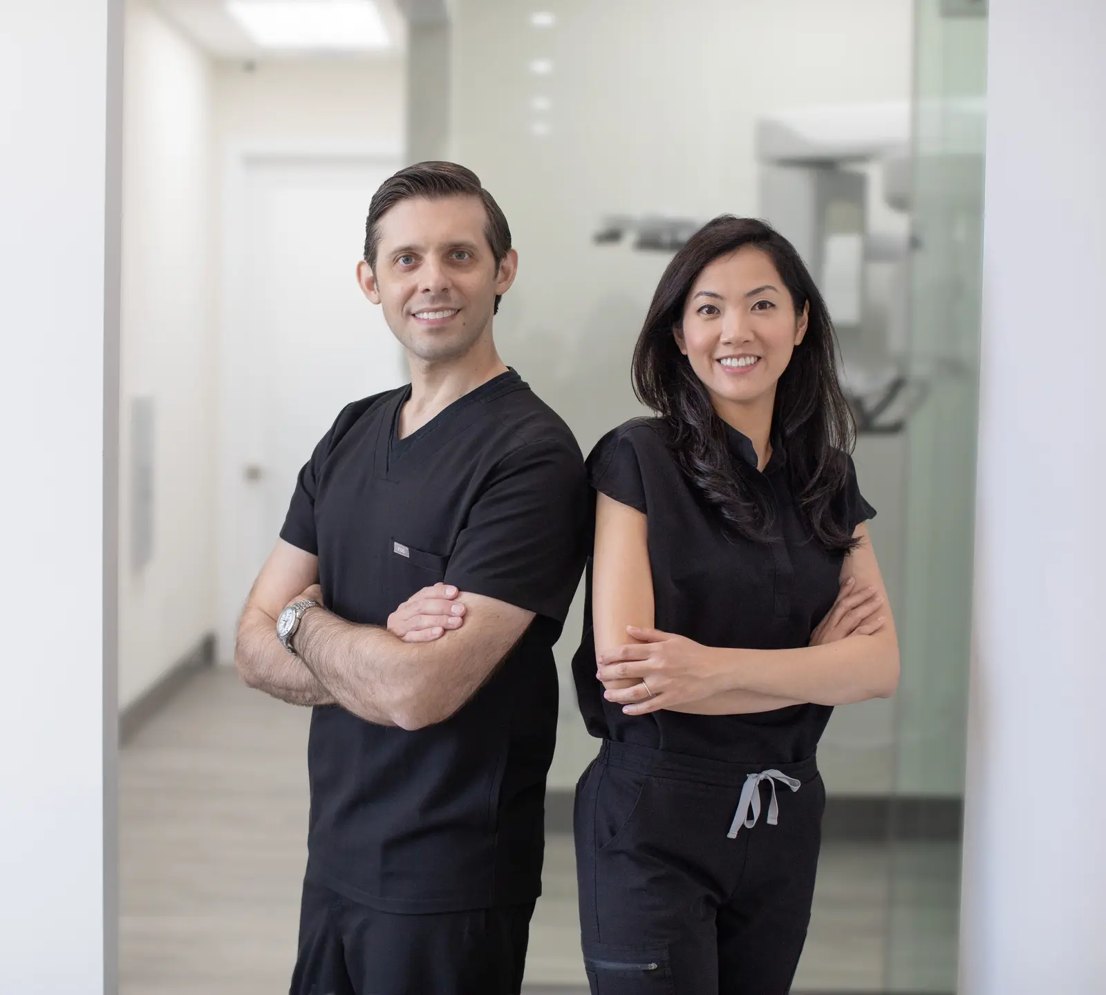Dr. Kottar and Dr. Hong, Ivy League-trained dentist and board-certified orthodontist